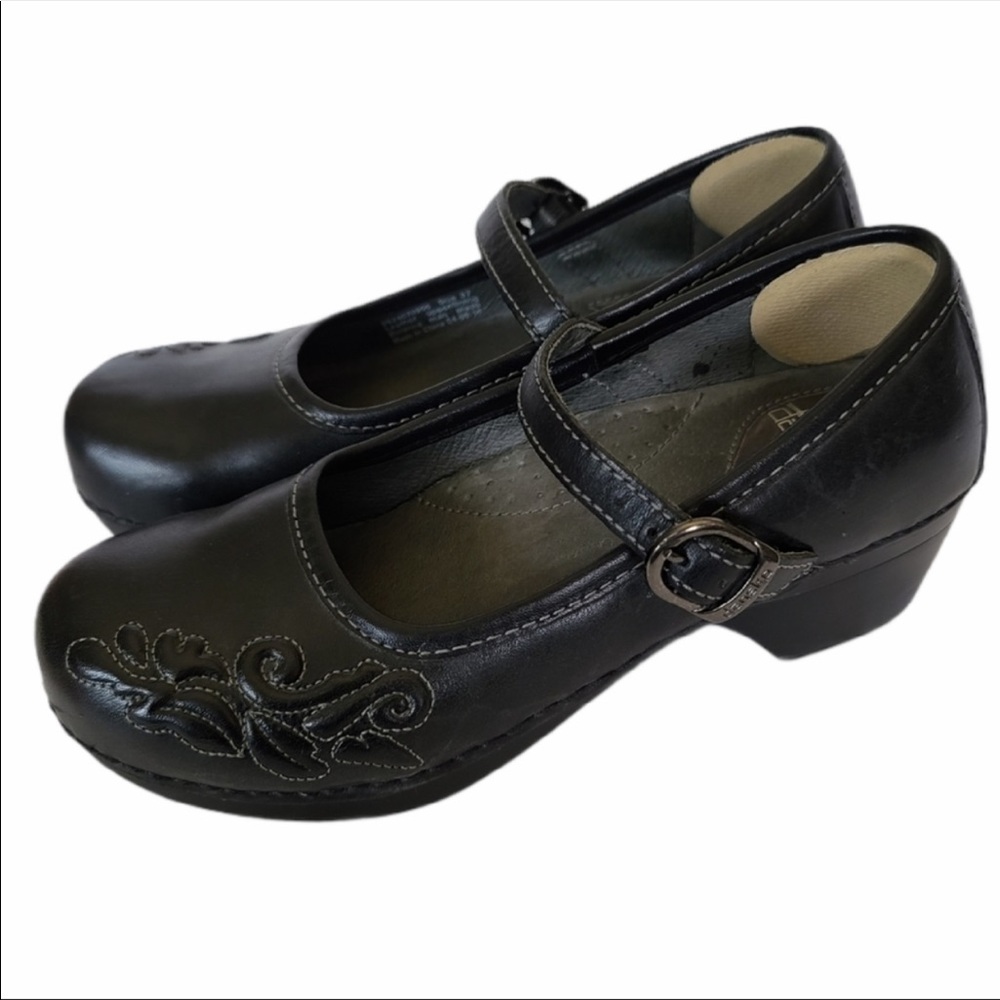 Dansko Mary Janes- black 37 (size 6.5-7)